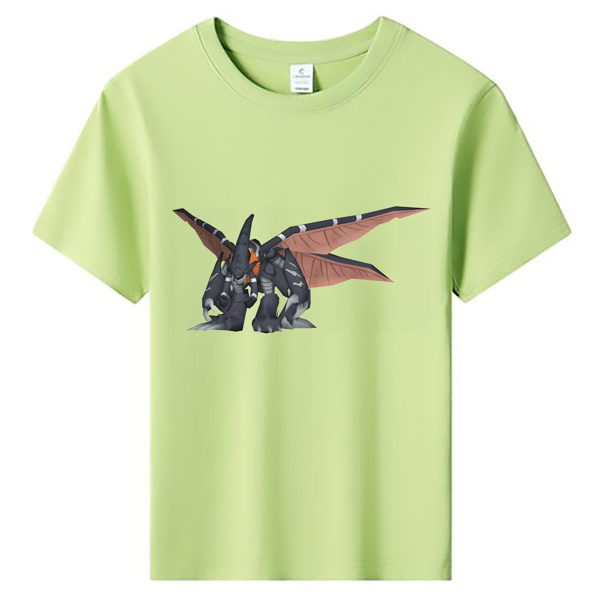 （画像用） Digimon デジタルモンスター/デジモン 綿100％キッズTシャツ（フロントプリント）